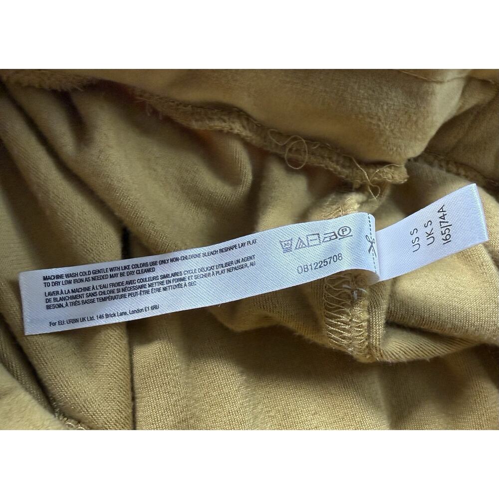 Anthropologie Saturday Sunday Merida Velvet Jogger Pants Size Small Gold Soft - Picture 4 of 5